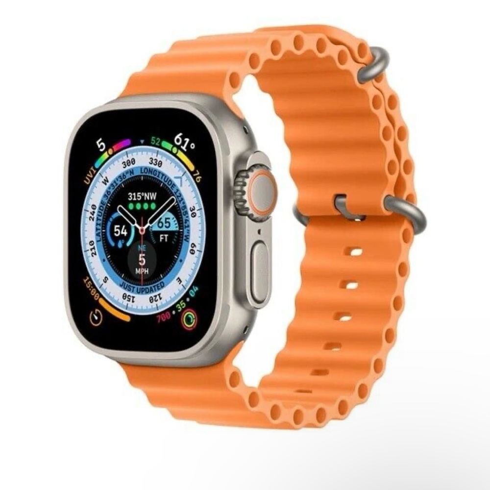 FitPro Orange Smart Watch with Apple Watch capabilities (iPhone/Android)